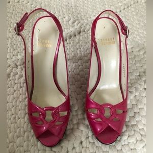 Stuart Weitzman pink patent leather heels. Size 7
